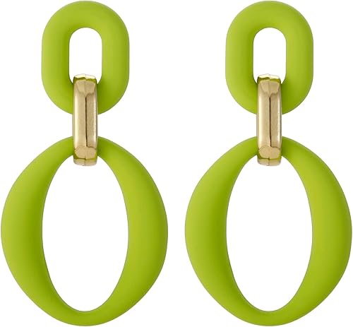 Aretes rectangulares de acrílico, cuadrados acrílicos, ovalados, aretes de gota para mujer