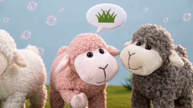 Amazon.com: BABY FRANKIEZHOU Sheep Lamb Plush, Soft Cute Black