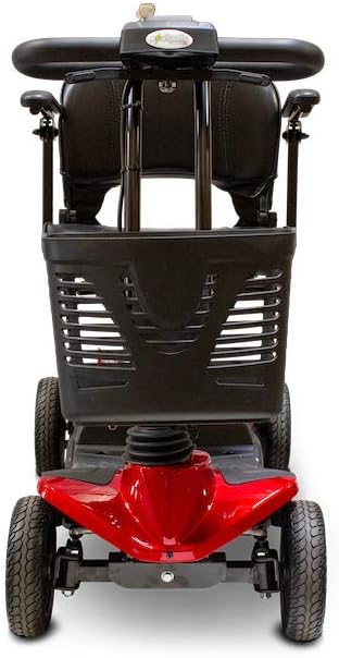 EWheels Medical EW-M35 Lightweight 4-Wheel Mobility Scooter, Electric Wheelchairs for Adults, Extended Range Battery with Charger and Basket, Max Speed 4 Mph, L39.4"W20"H35" (RED) : Health & Household