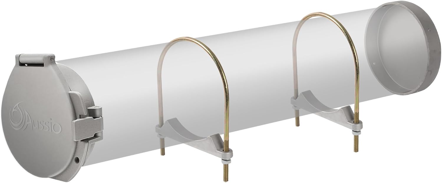 (Incomplete)Conduit Carrier Kit Fit 6 Inch PVC Pipe Security Upgraded PVC Conduit Carrier Roof Rack Accessories for Cargo Rack Mounting Hardware Included Pipe Racks for Truck for Providing Extra Storage