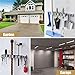 DrDirt Broom Holder Wall Mount, Heavy Duty Aluminum Mop and Broom Organizer with 3 Slots and 4 Hooks, Wall Mounted Storage for Kitchen, Bathroom, Laundry Room, Garage, Closet