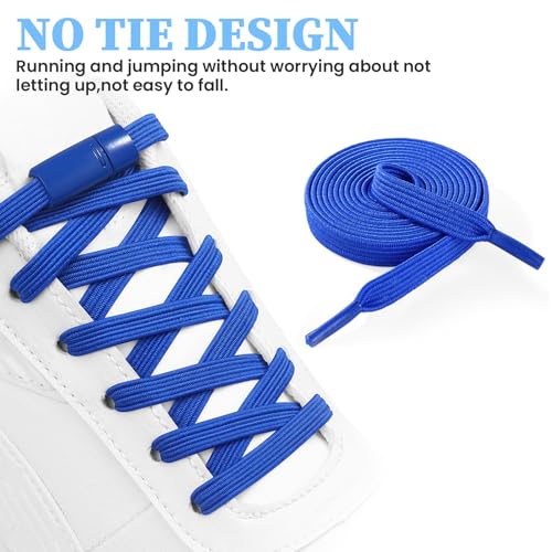 neo-wows flat elastic no tie shoe laces for sneakers stretch tieless shoelaces for kids amp adults flat shoes strings