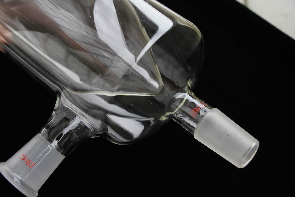 5-Liter-Trockeneis-Kühlfalle aus Glas – konische Vakuumfalle mit 120 mm Außendurchmesser for Sammeln von Lösungsmitteln und for Schutz vor Dämpfen(29/42 Inner)