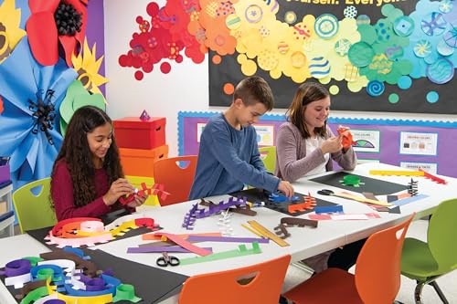 Papier de construction Tru-Ray jaune à texture de qualité supérieure - 6