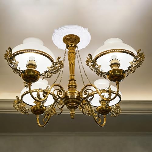 Image of INCREWAY Split Design 12 Inch Ceiling Medallion for Lights & Fans - 5 Inch Cutout, Detachable PU Segments, Easy Install, White Ceiling Plate Decor