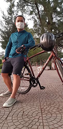 Hiland Road Hybrid Bike Urban City Commuter Bicycle With Disc Brake For Men Comfortable Bicycle 700C Wheels 24 Speeds Bikes Red 53Cm #TOP1