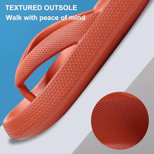 Cloud Flip Flops for Women, Cloudies Comfy Walking Beach Soft Slides Pillow Arch Support Orthopedic Sandals Bath Slippers2