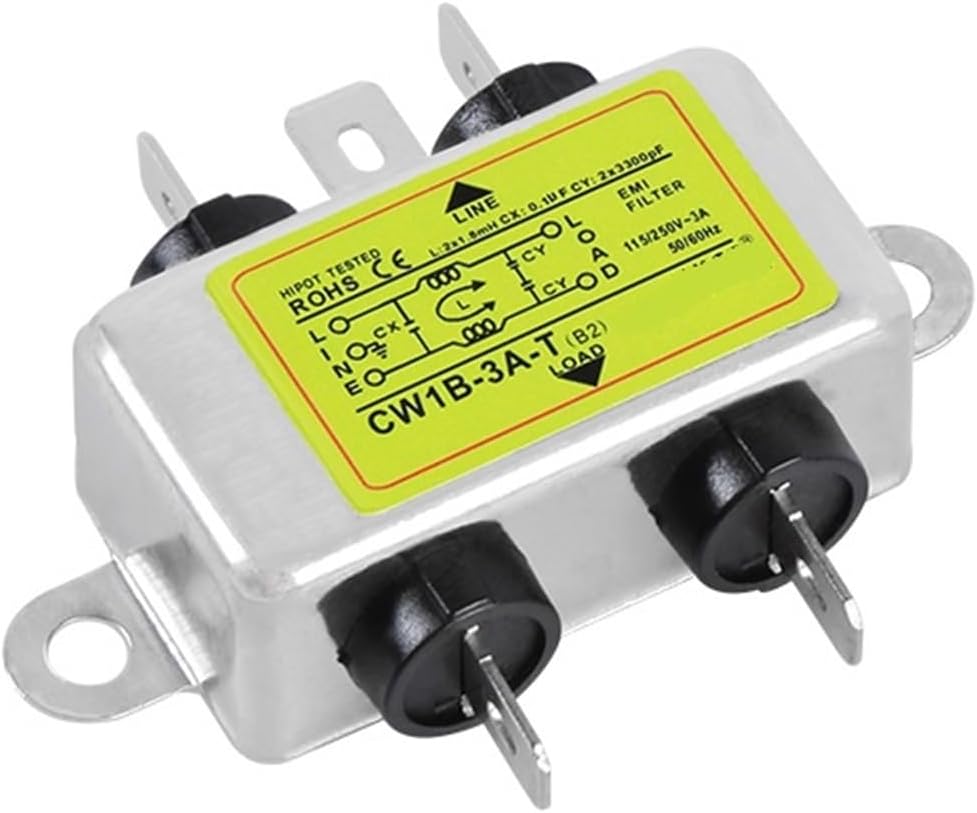 AC Purification 220V Single-Phase Power Supply Filter EMI Anti-Interference Purification Audio CW1B-T(B2) 1A3A6A10A(CW1B-10A-T(B2))