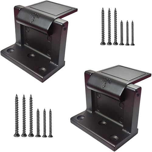 Cerradura de puerta negra reforzador de privacidad para puerta, cerradura de puerta de seguridad de hotel, pestillo de puerta de privacidad para