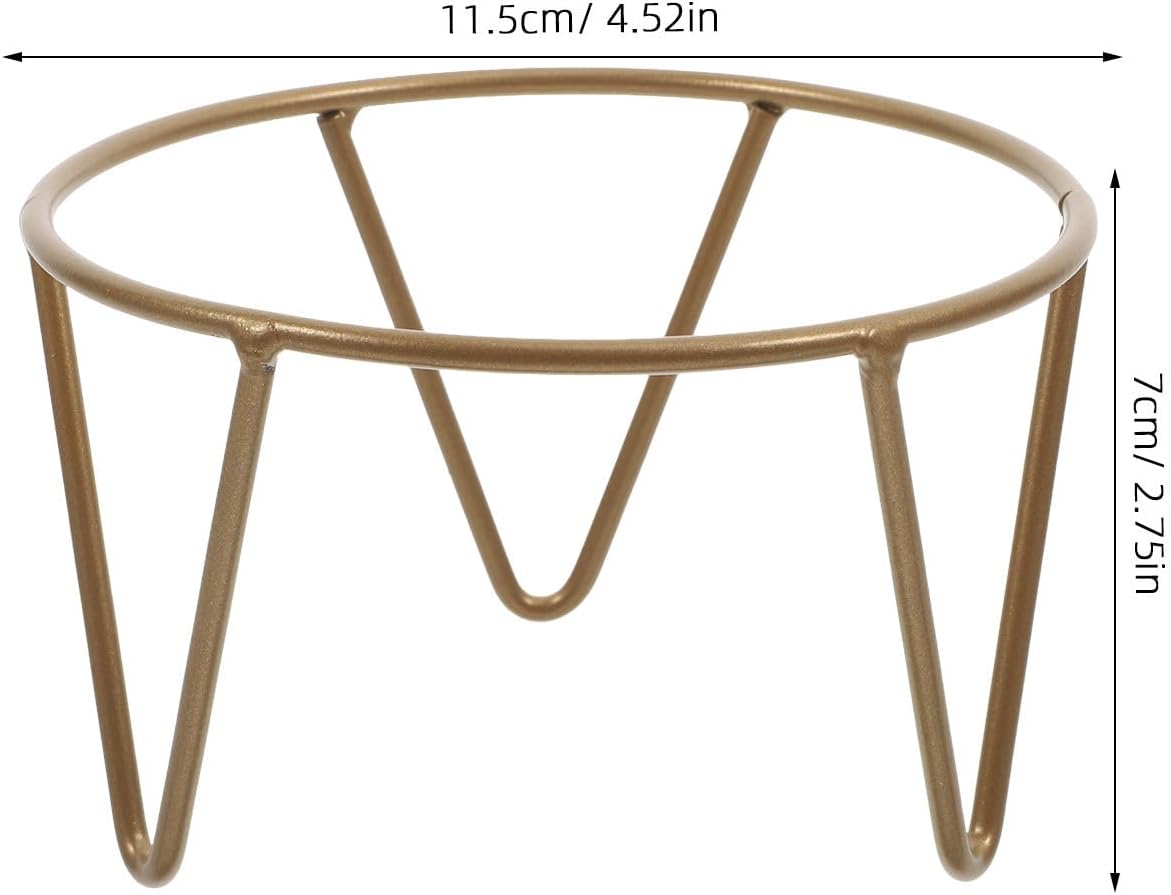 GLEAVI Iron Sphere Display Stand Stable Base for Garden Patio Decor image 2
