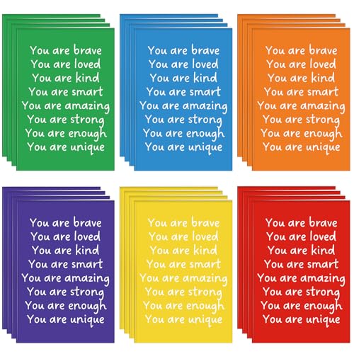 Image of Spakon 24 Pcs Back to School Gifts for Students Bulk Mini Inspirational Notebooks Small Journal Pocket Positive Affirmation Motivational Notepad First Day of School Gifts for Teacher (Rainbow)