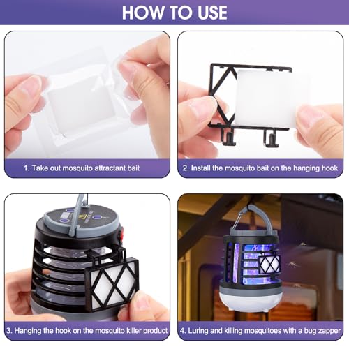Image of 5 Lures Mosquito Attractant Bait Refill Cartridge for Bug Zappers