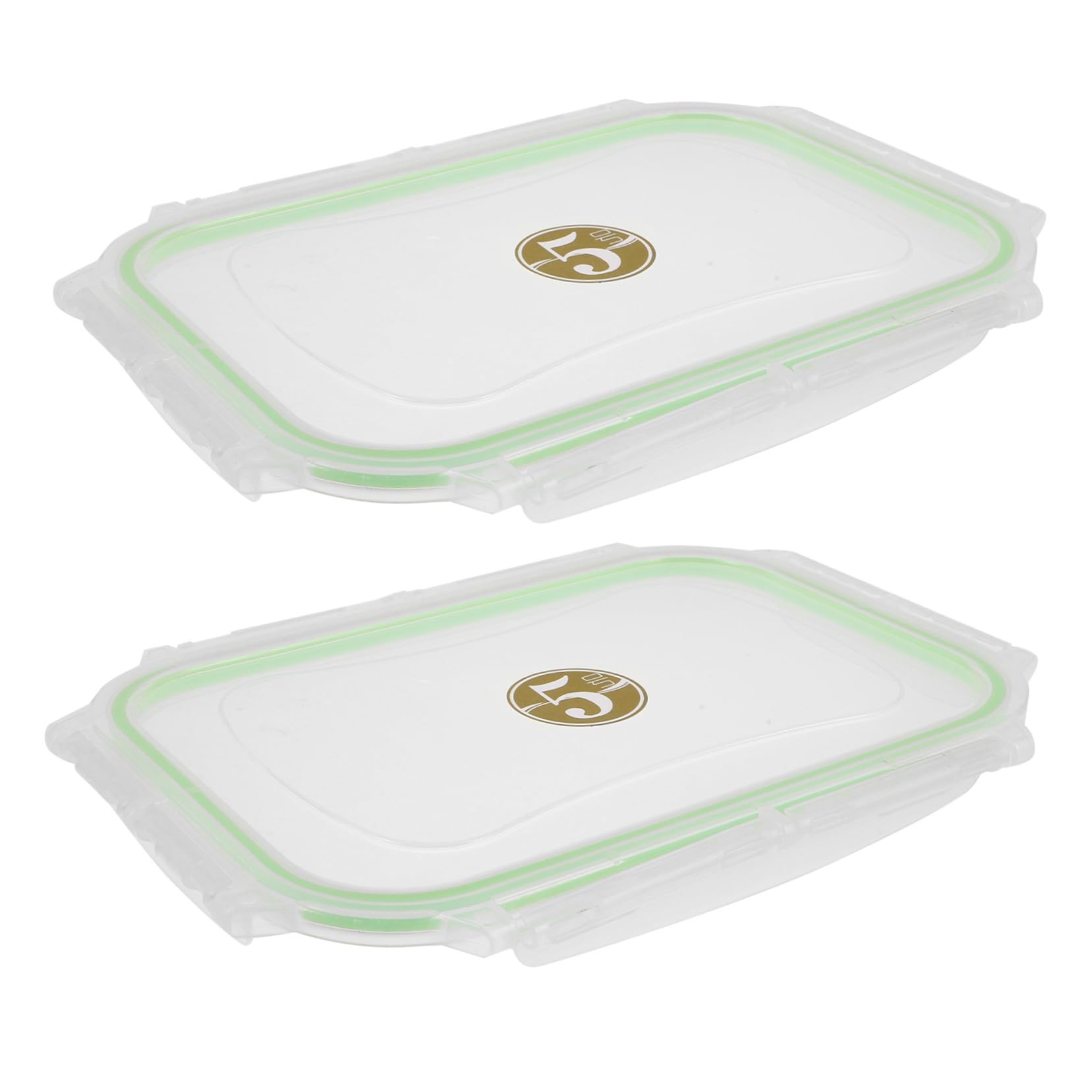 ABOOFAN 10 Piezas Tapa de caja de helado de plástico Reemplazo de contenedor de alimentos solo las tapas de los contenedores de alimentos reutilizable el plastico Plata