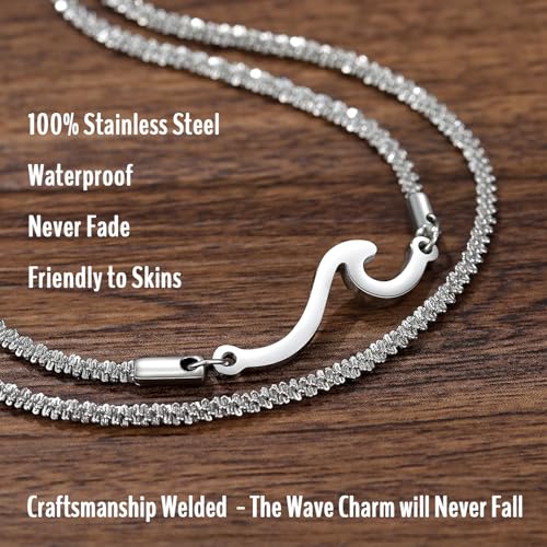 SAM & LORI 2 Layers Anklets with Inspiring Meaning-Adjustable-Waterproof-Summer/Beach Jewelry-Gold/Silver/Plus Size4