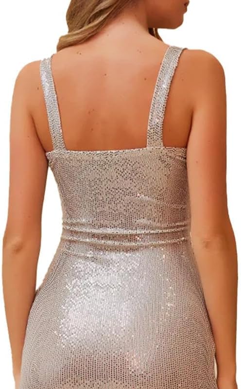 レディース All Eyes on Me スパンコールミニドレス