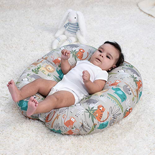 Boppy Original Newborn Lounger, Woodtone Jungle