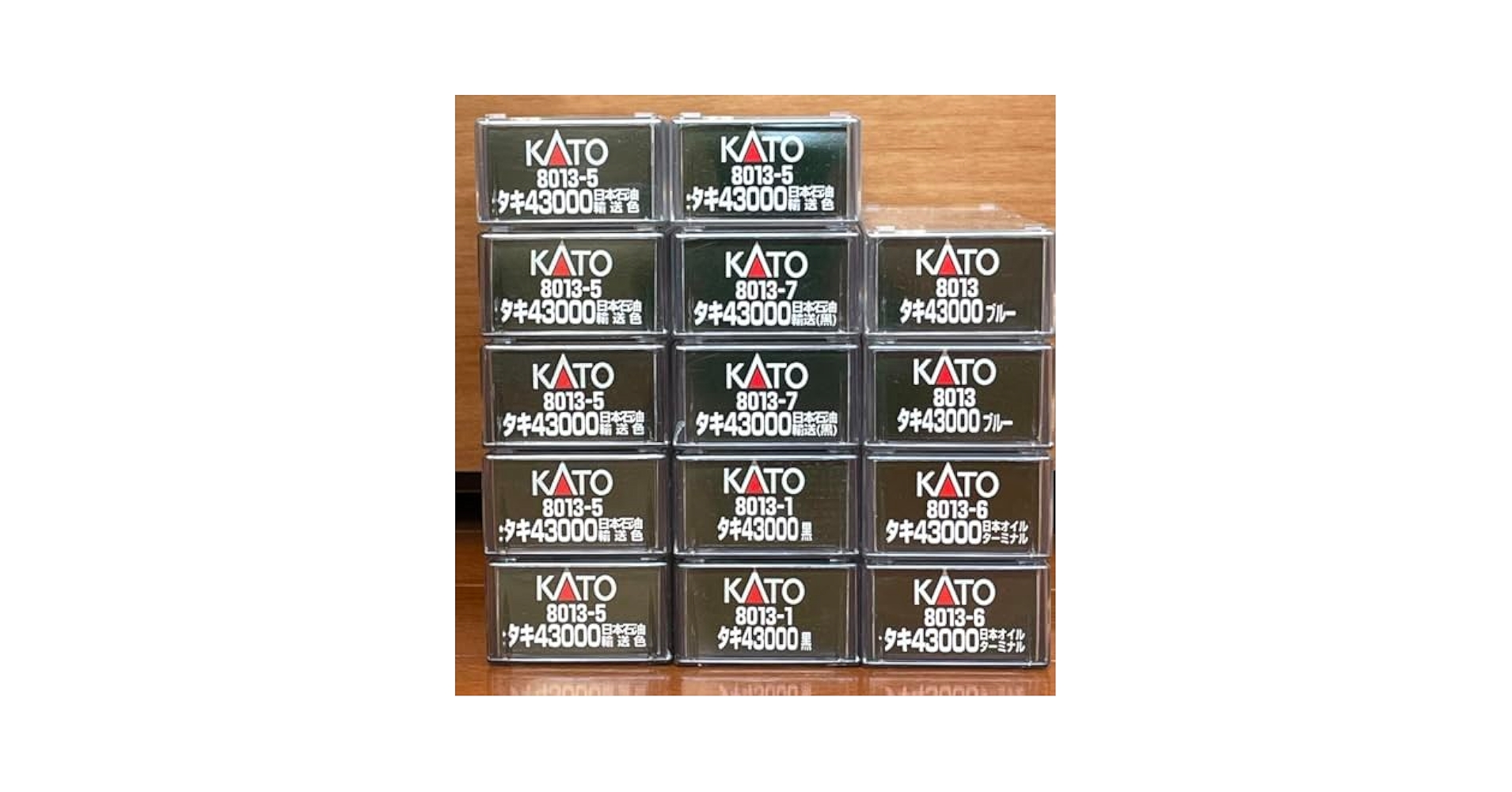 KATO タキ43000 日本石油輸送（黒）/日本オイルターミナル 4両セット KATO タキ43000 日本石油輸送（黒）/日本オイルターミナル 4両