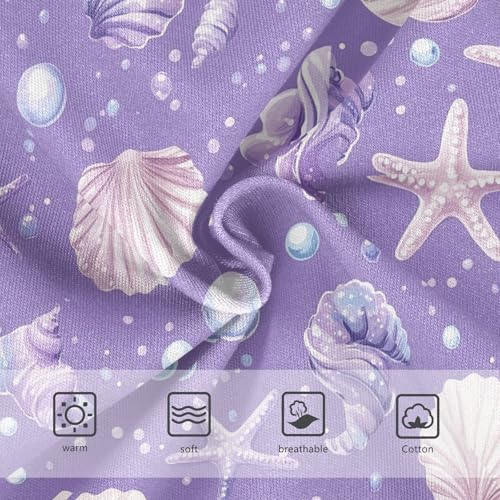 Little Girl Underwear Toddler Panties Kids Undies Pearl Shell Soft Cotton Briefs 2T-8Y3