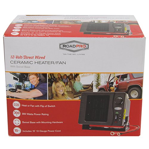 Roadpro 12v RPSL-681 12-volt Ceramic Heater/fan - Image 3