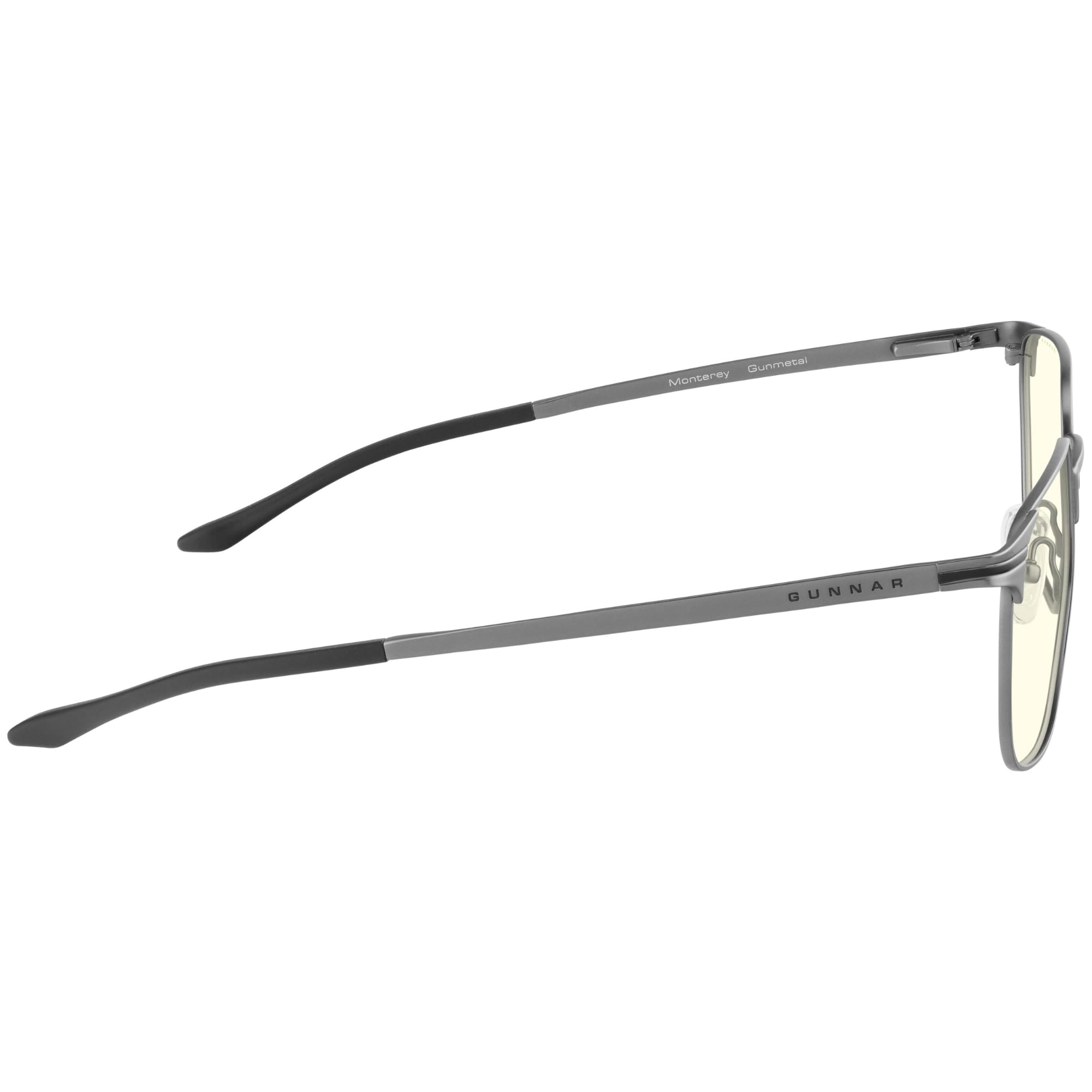 GUNNAR Okulary tytanowe z filtrem światła niebieskiego - Monterey | Okulary PC/gaming - Monterey Titanium - Filtr światła niebieskiego - Opatentowana technologia od 2002 roku