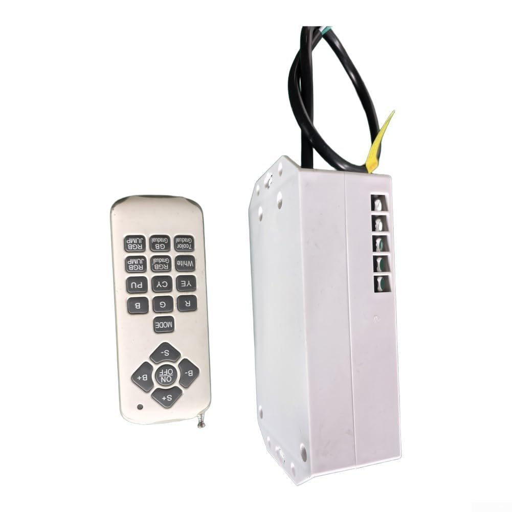 RGB LED oświetlenie basenowe 12 W DC 12 V IP68 wodoodporna lampa podwodna do wanny spa, wanny do masażu, stawu pływackiego z zestawem zdalnego sterowania (z kontrolerem)