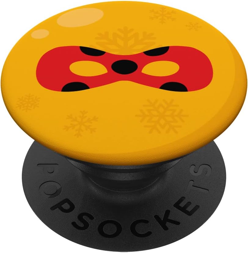 Miraculous Christmas Ladybug Mask Ornament PopSockets Swappable PopGrip