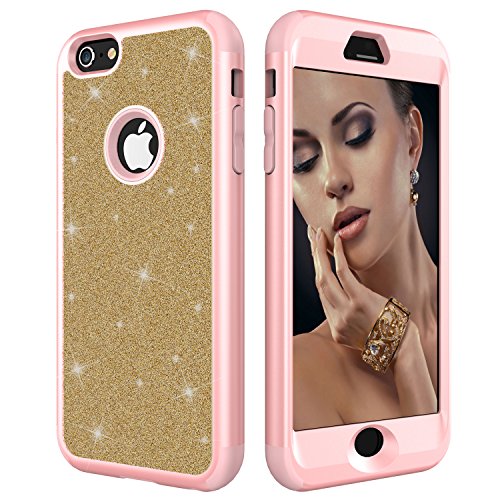 iPhone 6S Case, iPhone 6 Case, Dooge Luxury Glitter Sparkle Bling Shiny Slim