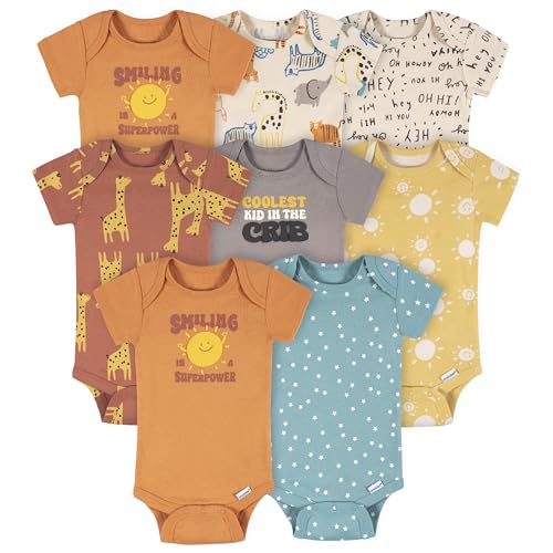 Image of Onesies Brand Baby 8-pack Short Sleeve Mix & Match Bodysuits