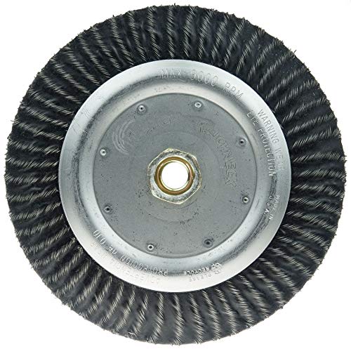 Image of Weiler 35600 6-7 /8 inch Polyflex Encapculated Stringer Bead Wheel, 0.20 inch Steel Fill, 5 /8 inch-11 UNC, Made in the USA (Pack of 10)