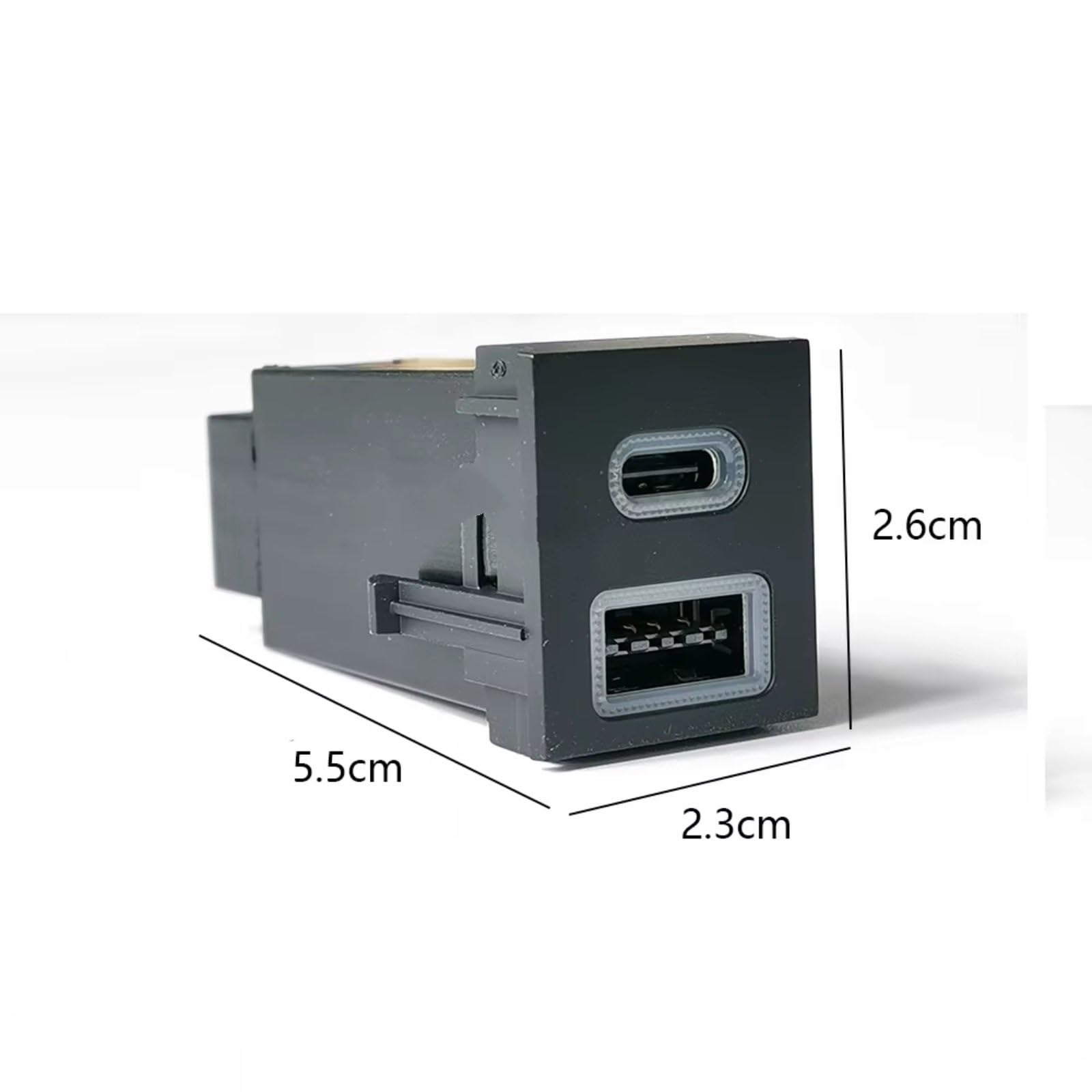 Consola USB Socket AUX Compatible Con Toyota Para RAV4 Para Corolla Coche Cargador PD Carga Rápida QC3.0 Adaptador Carga Teléfono Automático Puerto USB