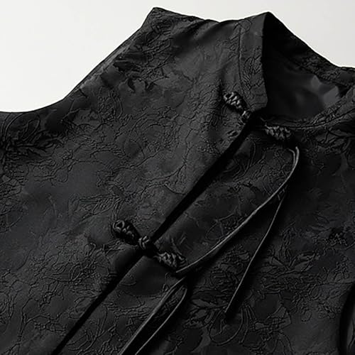 Chaleco tradicional de kung fu con cuello alto y acabados premium 5