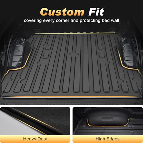 Image of AOMSAZTO Truck Bed Mat for 2017-2026 Ford F250 F350 F450 6.75FT Super Duty