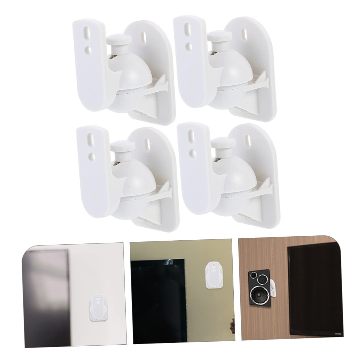 Supports Muraux Réglables pour Haut-parleurs Rotatifs 5kg
