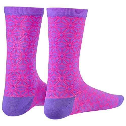 Supacaz Asanoha, Calze Unisex - Adulto, Viola Rosa...