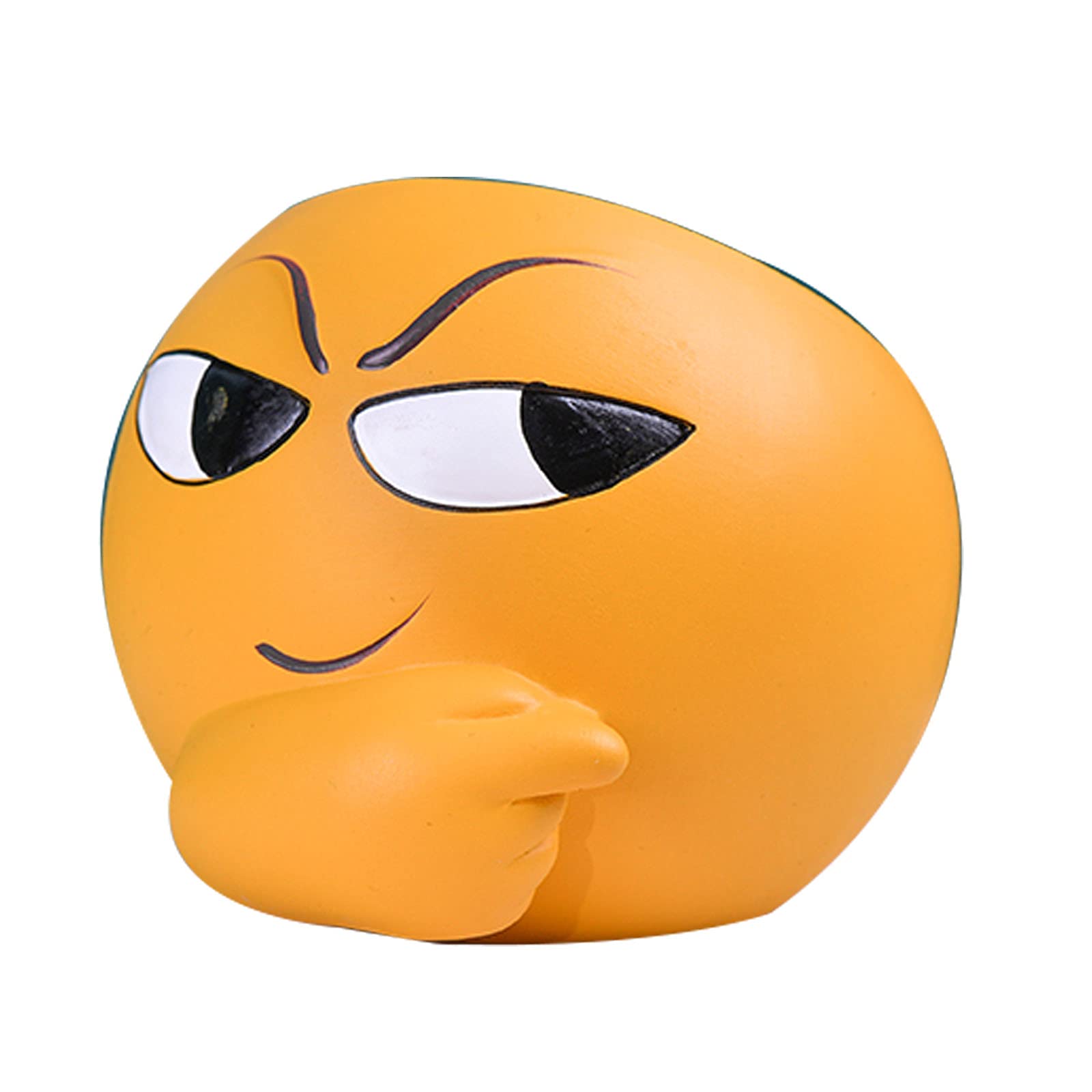 QYWSJ Shangge cartoon expression pack ashtray cute creative ceramic ashtray personality trend anti fly ash-witty