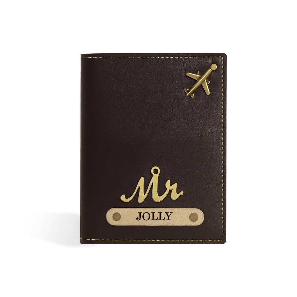 Passport Cover for Men & Women | Passport Holder for Man & Woman | Personalised Gifts PCMX01 (Black)-image-49