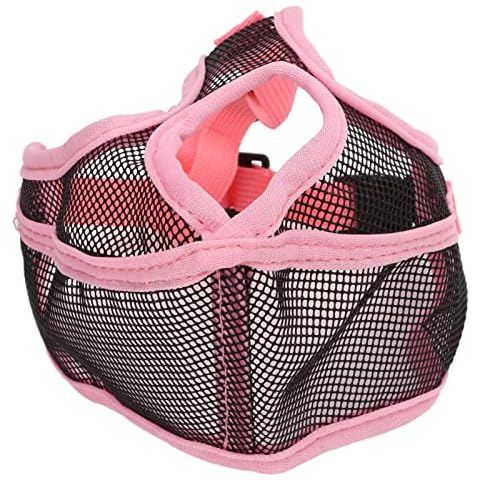 Pssopp Bozal de Perro de Malla Transpirable para Hocico Corto Cover