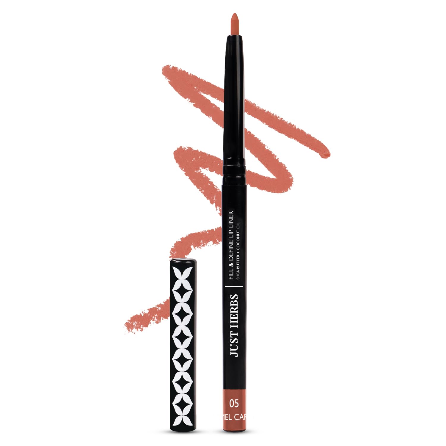 Just Herbs Fill & Define Lip Liner with Shea Butter and Coconut Oil Transfer Proof Long Lasting Creamy Matte Finish Lip Liner (Caramel Carnival, 0.3g)-image-40