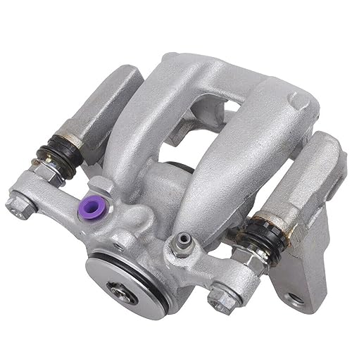 Image of Detroit Axle - Rear Brake Calipers with Brackets Replacement for Chevrolet Equinox Malibu GMC Terrain - 2pc Set