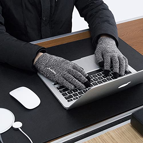 image for Achiou Winter Gloves, Glove for Men Women, Upgraded Touch Screen Texti