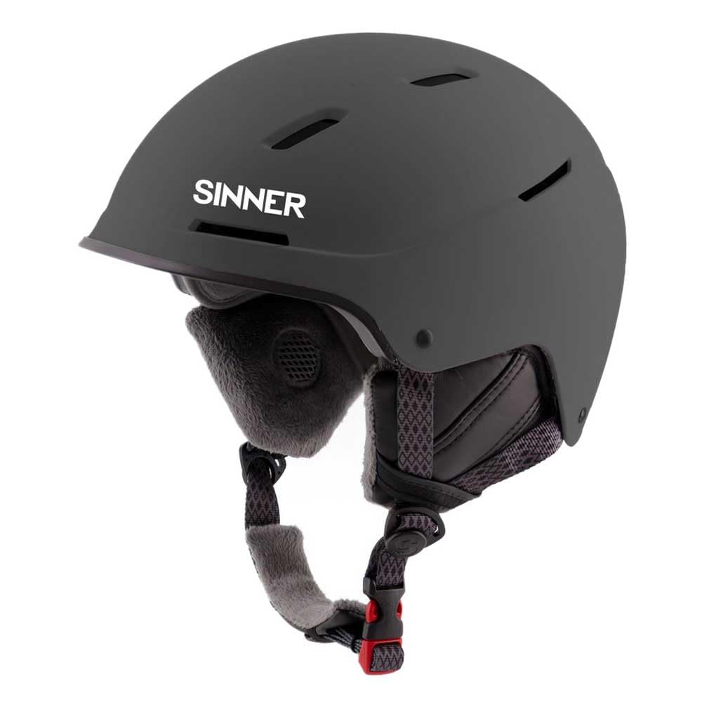Sinner Whistler-Matte DK Grey-S (50-54) Kask dla dorosłych, Unisex, Wielobarwny (Wielobarwny)