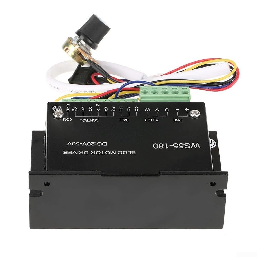 WS55-180 Controller motore brushless DC 20-50V 10A per driver bldc con regolazione inversa in avanti per ventole di scarico utensili elettrici mandrino CNC