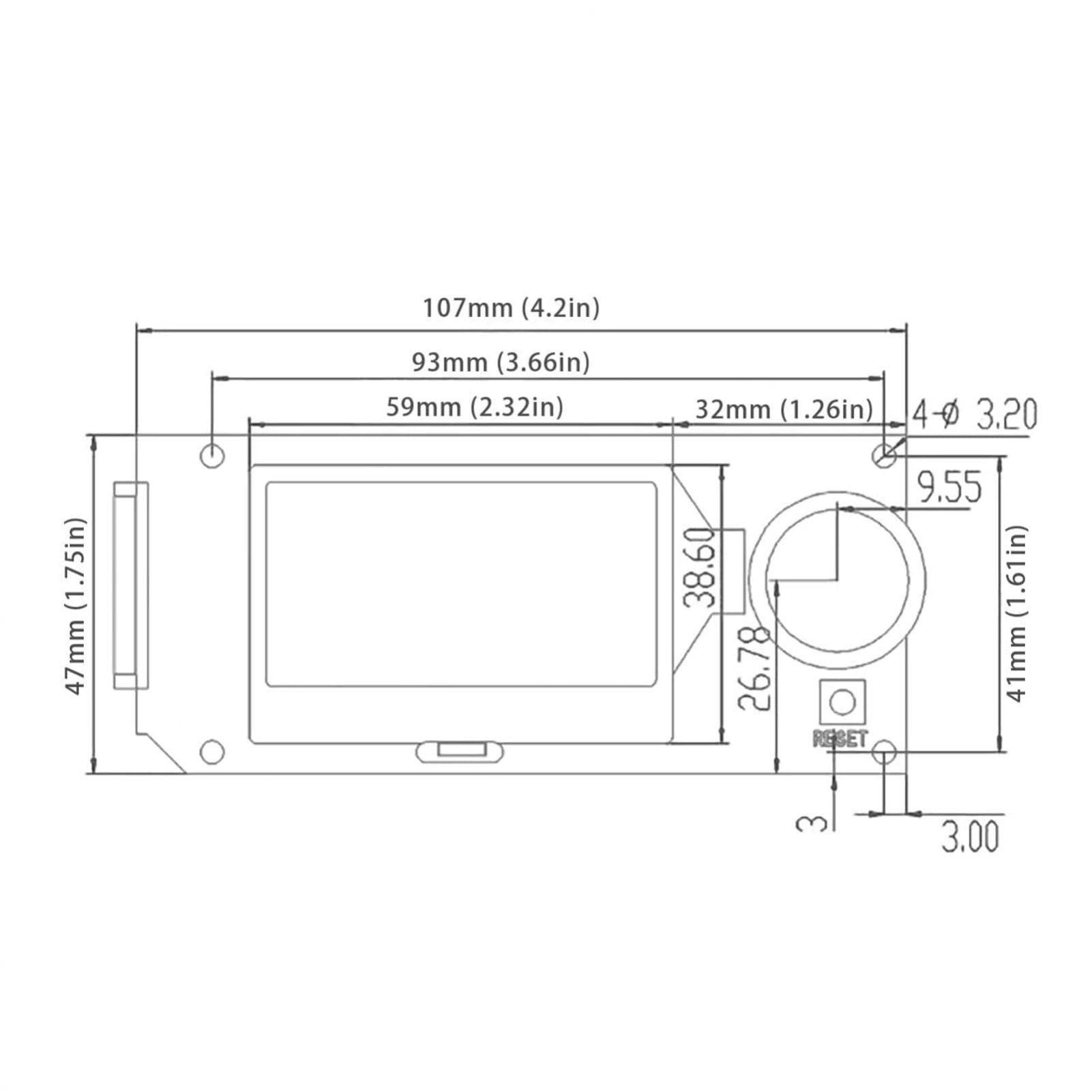 Generic Tablero de Control MKS V2 Actualizado con Pantalla LCD Mini12864 V3 para Sistemas de Impresora 3D DC12-24V