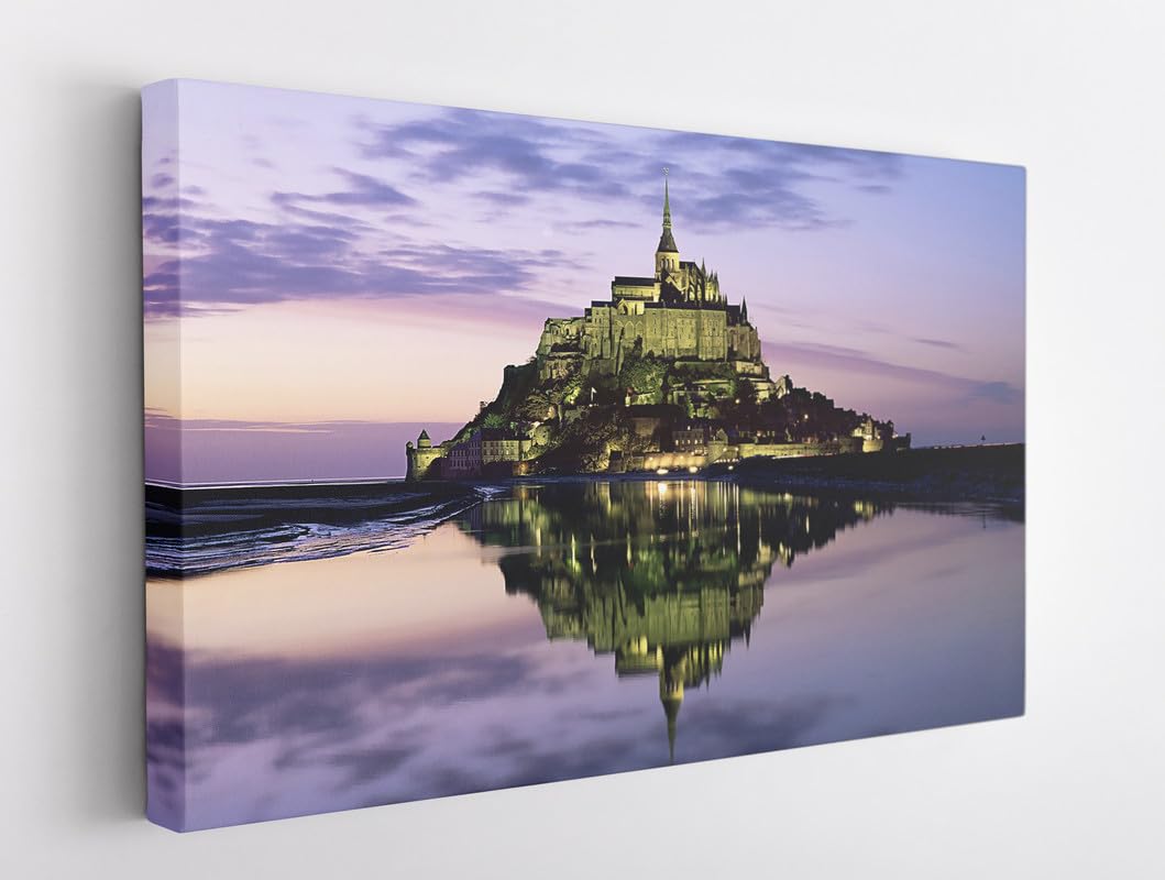 BPA® Mont Saint Michel Normandy France Canvas For Home And Office Décor (30x40)