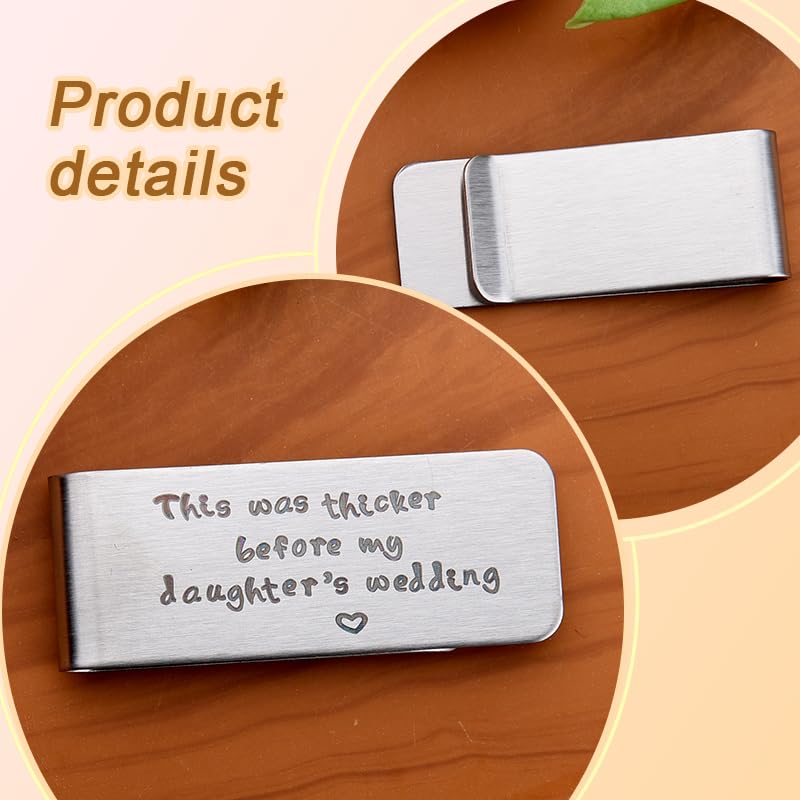 Father of the Bride Gifts from Daughter Funny Money Clip for Dad Fathers Day Gift for Father Birthday Gifts for Father of the Bride Wedding Gift for Daddy Dad Father Gifts for Men Daddy Gift Ideas4