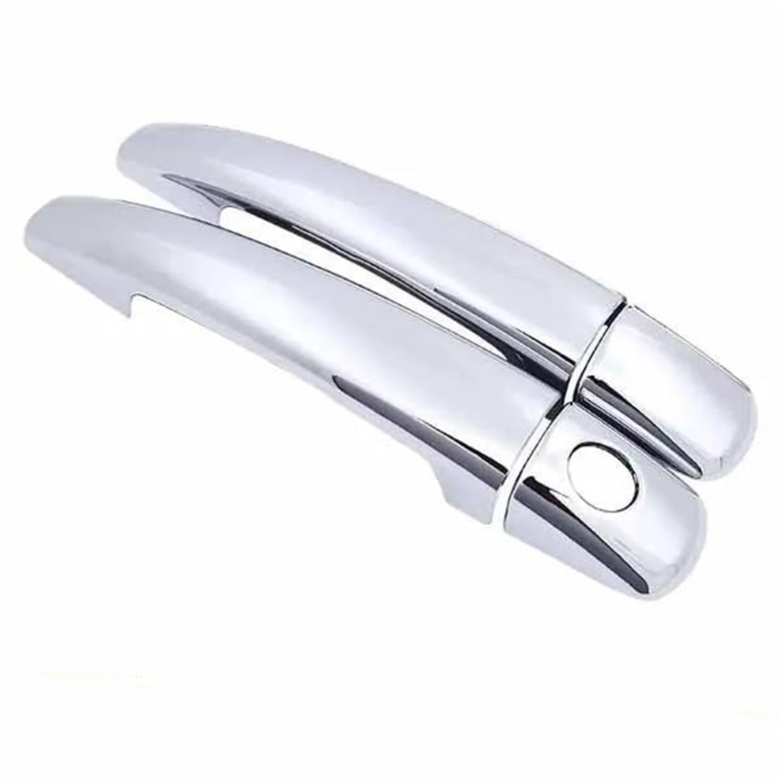 JTWMTY for Peugeot 208 A9 2012~2020 Chrome Door Handle Covers Stickers Car Exterior Scratch Resistant Decorate Accessories(Handle 2 Door)