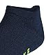 FALKE Unisex Kinder Sneakersocken Cool Kick Sneaker K Sn weich atmungsaktiv schnelltrocknend kurz einfarbig 1 Paar, Blau Marine 6120, 31-34
