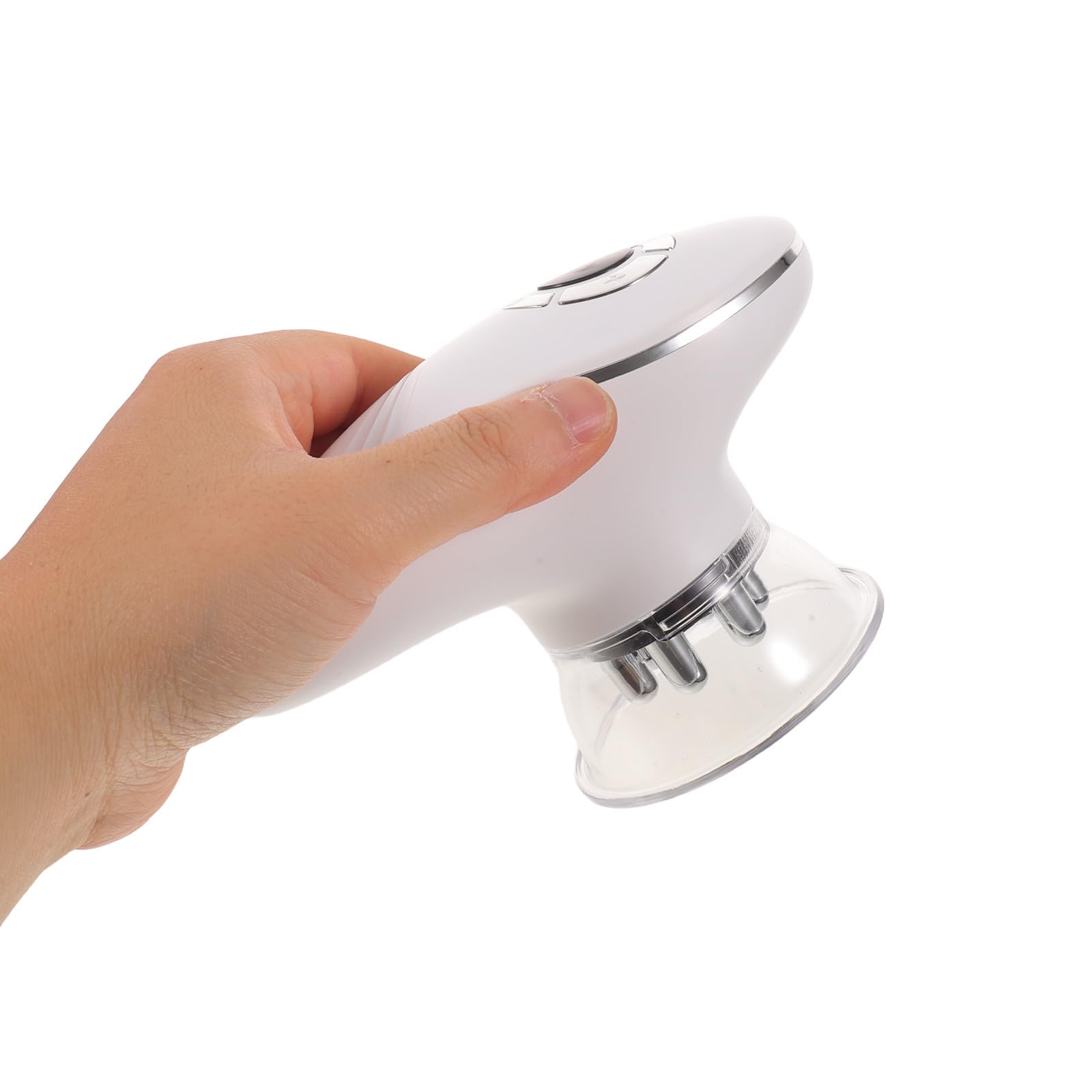 Masajeador Abdominal Anticelulítico por Vacío con Microcorriente Blanco