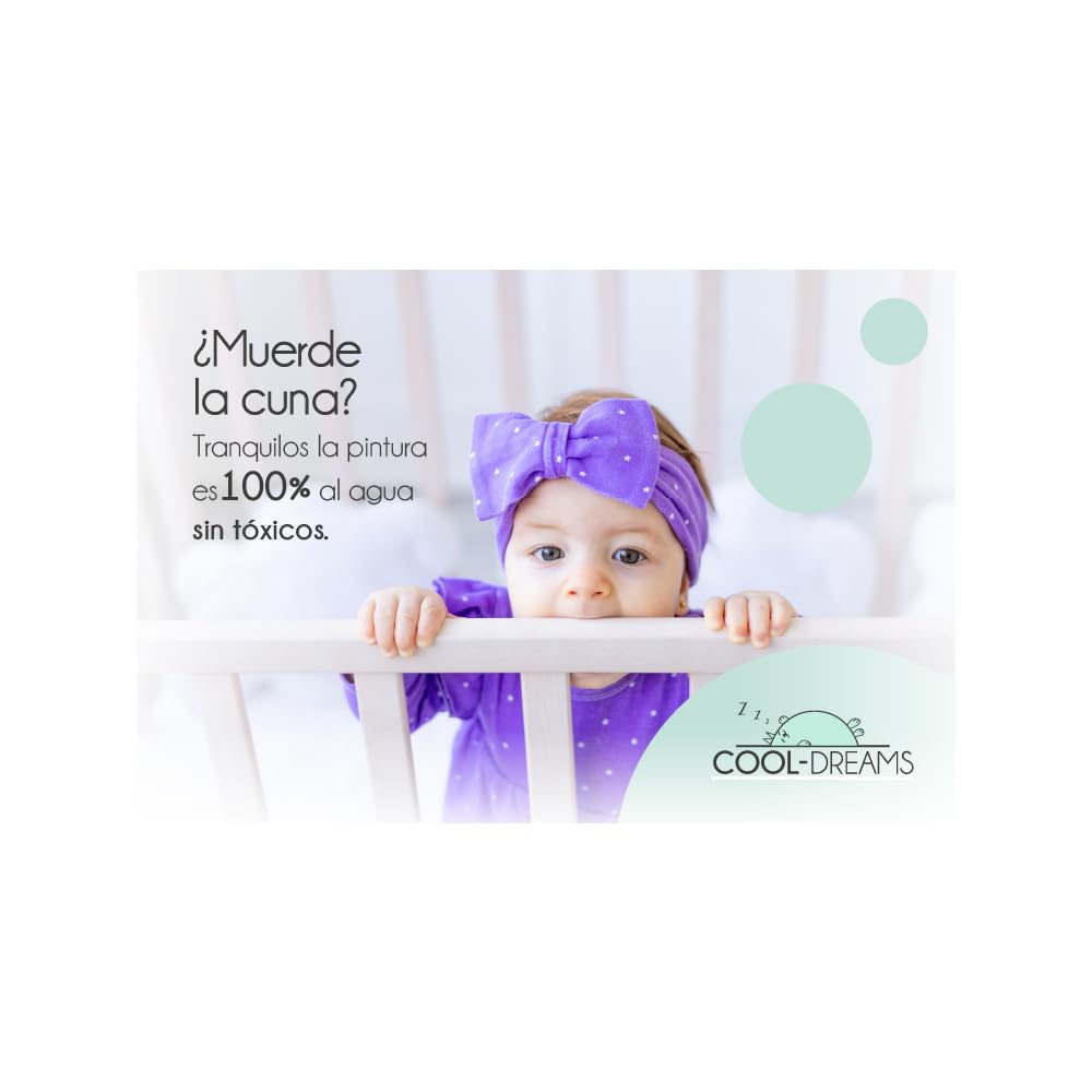 Culla gemellare + kit gemellare per dormire insieme. 240x120 bianco