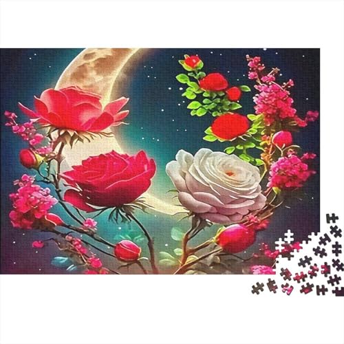 Rompecabezas de rosas de alta calidad en papel reciclado con 1000 piezas